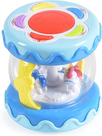 Martin Toys Музикален инструмент Барабан Карузел със светлина за 18++ месеца