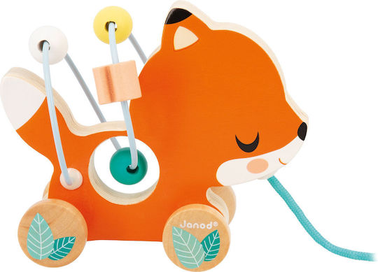 Janod Animal made of Wood for 12++ Months (Various Designs/Assortments of Designs) 1pc