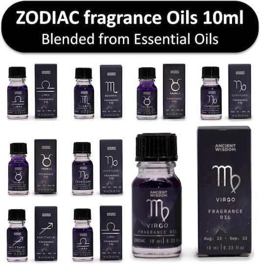 Ancient Wisdom Zodiac Fragrance Ароматично масло Зодиакален знак Лъв 10мл 1бр AW-2237-4
