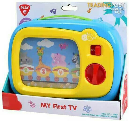 Playgo Βρεφικό Παιχνίδι Mini TV με Μουσική για Νεογέννητα