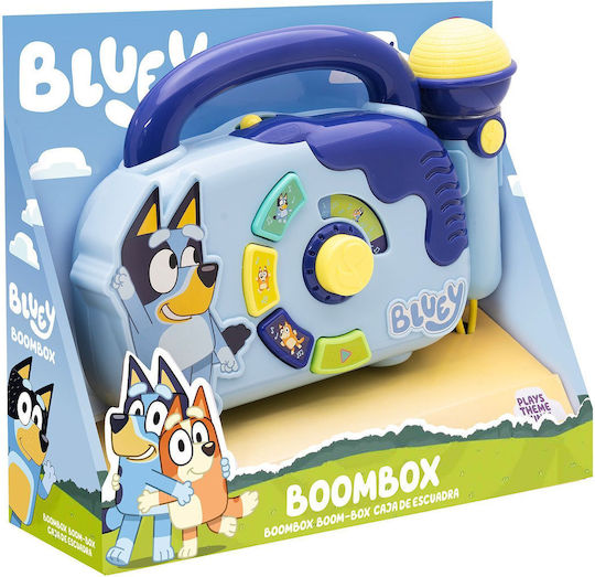 AS Musical Instrument Radio Boombox Bluey with Music and Sounds for 18++ Months