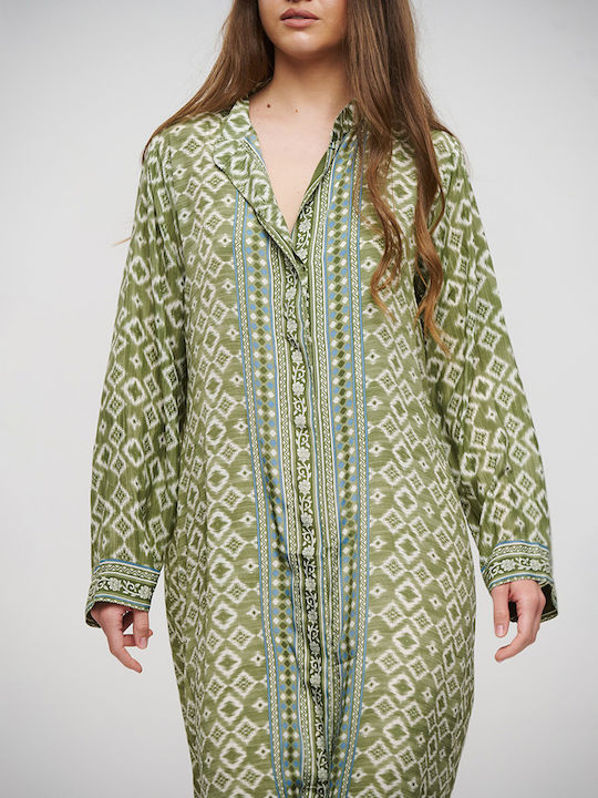 Ble Resort Collection Кафтан За Плаж Зелен
