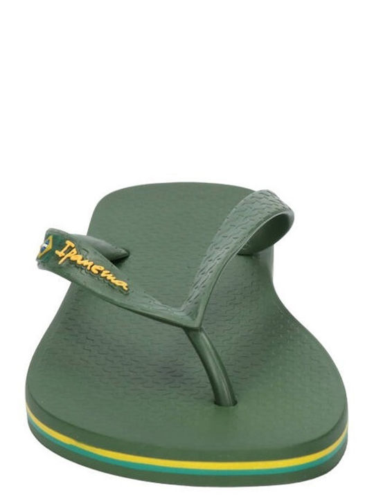 Classic Brazil II Men's Flip Flops Green