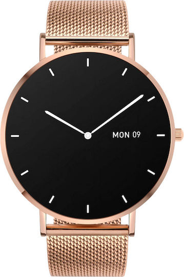 Garett Verona 50mm Smartwatch with Heart Rate Monitor (Gold)