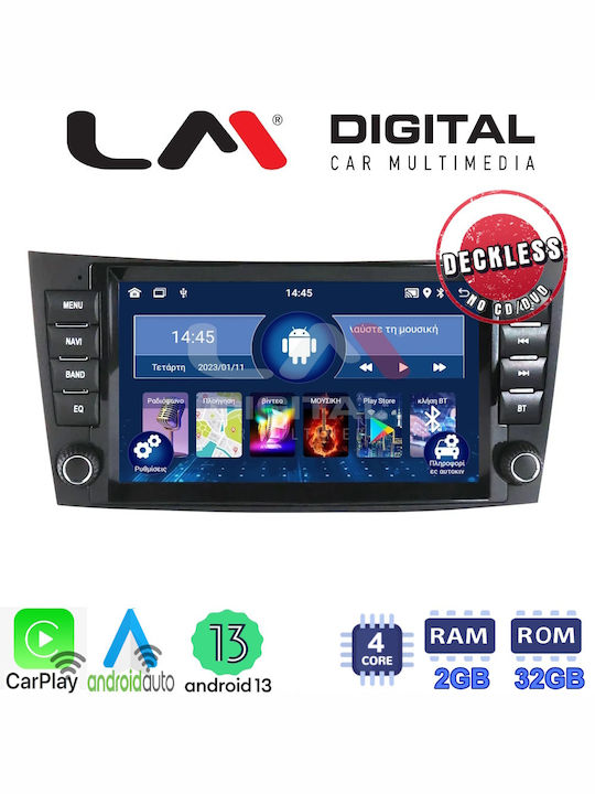 LM Digital Car Audio System for Mercedes-Benz E Class W211 CLS (Bluetooth/USB/WiFi/GPS) with Touch Screen 9"