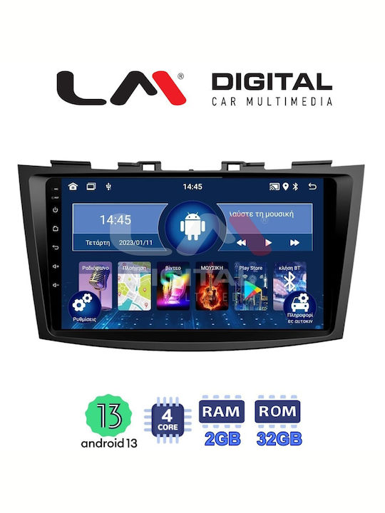 LM Digital Car Audio System for Suzuki Swift 2011-2016 (Bluetooth/USB/WiFi/GPS) with Touch Screen 9" LM ZL4179 GPS