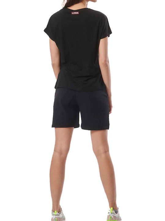 Women's High-waisted Sporty Shorts Black