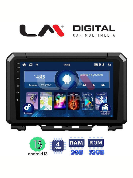 LM Digital Car Audio System for Suzuki Jimny 2018+ (Bluetooth/USB/WiFi/GPS) with Touch Screen 9"