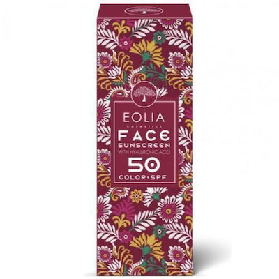 Eolia Cosmetics Sunscreen Cream Face SPF50 with Color 50ml