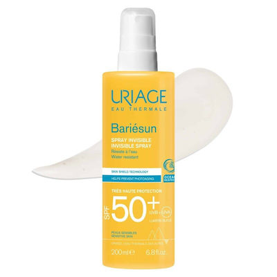 Uriage Bariesun Invisble Waterproof Слънцезащитно За лице и тяло SPF50+ в Спрей 200мл