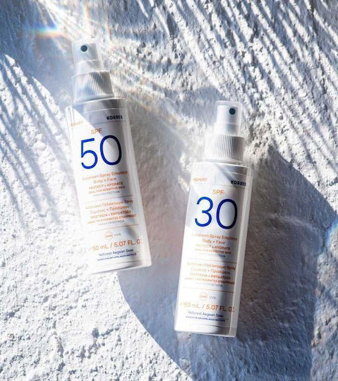Korres Yoghurt Αντηλιακό Προσώπου και Σώματος SPF30 σε Spray 150ml