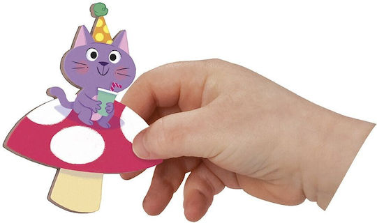Janod Magnetic Construction Toy The Animals' Party for Children 3+ Years