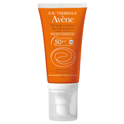 Avene Αδιάβροχη Αντηλιακή Κρέμα Προσώπου SPF50 50ml