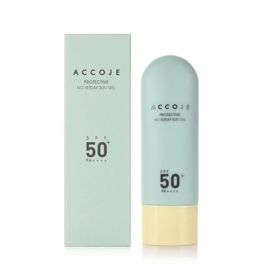 Accoje Mineral Αντηλιακό Gel Προσώπου SPF50 50ml