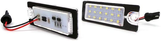 Lumini pentru plăcuțele de înmatriculare Lumini LED 12V pentru Volvo S60 / S80 / V70 / XC 70 - XC 70 / XC 90 - XC 90 2buc