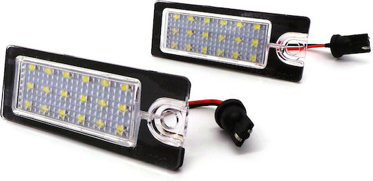 Lumini pentru plăcuțele de înmatriculare Lumini LED 12V pentru Volvo S60 / S80 / V70 / XC 70 - XC 70 / XC 90 - XC 90 2buc