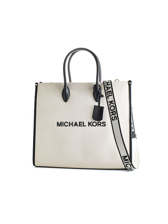 Michael Kors Γυναικεία Τσάντα Χειρός Λευκή