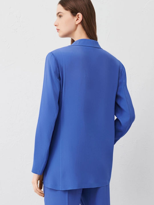 Marella Blazer Γυναικείο Σακάκι Cornflower