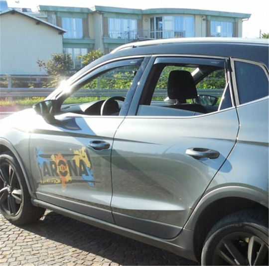Farad Set of Windbreakers Front and Rear Car for Seat Arona 4pcs