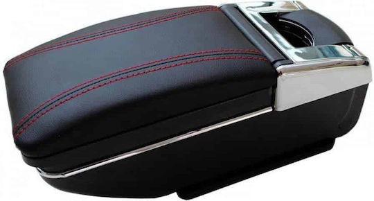 Car Armrest Universal with cupholder/shelf/USB Black