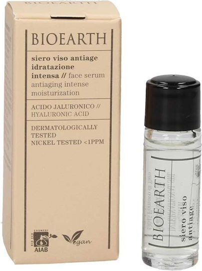 Bioearth Anti-Ageing Moisturizing & Anti-aging Serum Face with Hyaluronic Acid for Firming 5ml