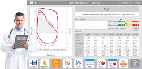 MIR Σπιρόμετρο Spirolab New