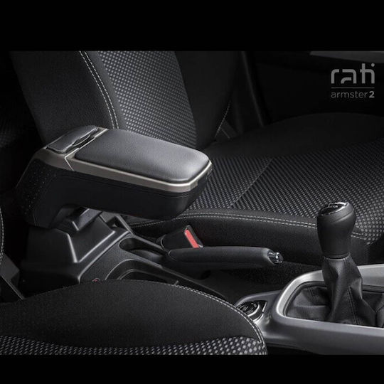 Rati Armster 2 Car PU Armrest for Nissan Note 2013-2019 Black