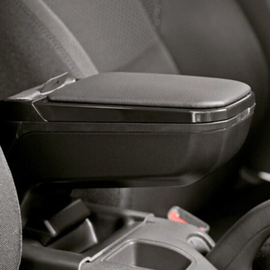Rati Armster Car PU Armrest for Renault Clio III 2005-2013 Black