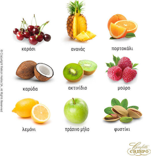 Crispo Snob Mix de fructe cu arome de fructe albe 1kg ≈180pcs