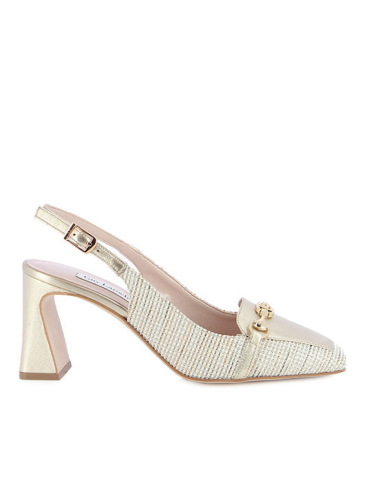 Guy Laroche Leather White Medium Heels 364-90