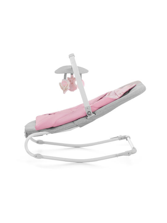 Kinderkraft Electric Baby Relax Swing Felio 2 with Music and Vibration Rose for Child up to 9kg
