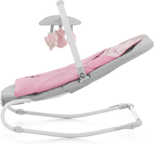 Kinderkraft Electric Baby Relax Swing Felio 2 with Music and Vibration Rose for Child up to 9kg