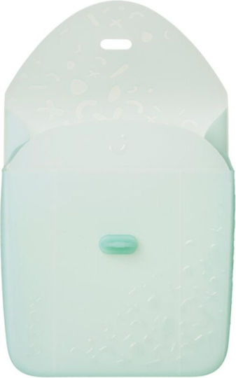 B.Box Silicone Food Container Green with Compartments 6.8x11.6cm