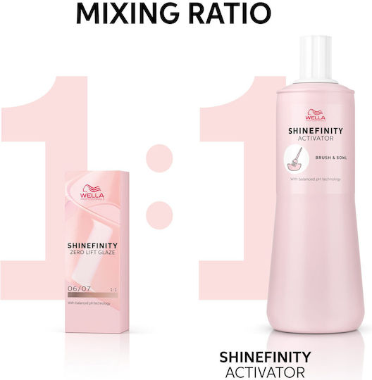 Wella Shinefinity Zero Lift Glaze Προσωρινή Βαφή Μαλλιών 010/0 Zero Lift Glaze 60ml