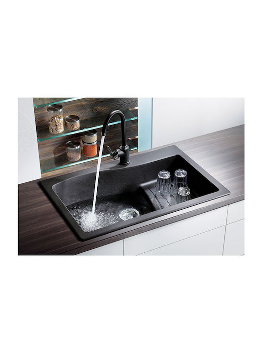 Macart Multispace NE5-07A Drop-In Chiuvetă din Granit Sintetic L86xW50cm Alpina