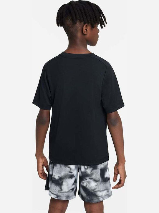 Παιδικό T-shirt Dri-Fit Μαύρο Graphic