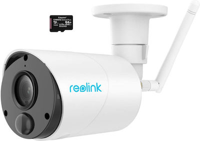 Reolink Argus Κάμερα Παρακολούθησης Wi-Fi 3MP Full HD+ Αδιάβροχη Μπαταρίας με Αμφίδρομη Επικοινωνία