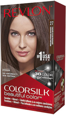 Revlon Colorsilk Set Hair Dye no Ammonia 27 Deep Rich Brown