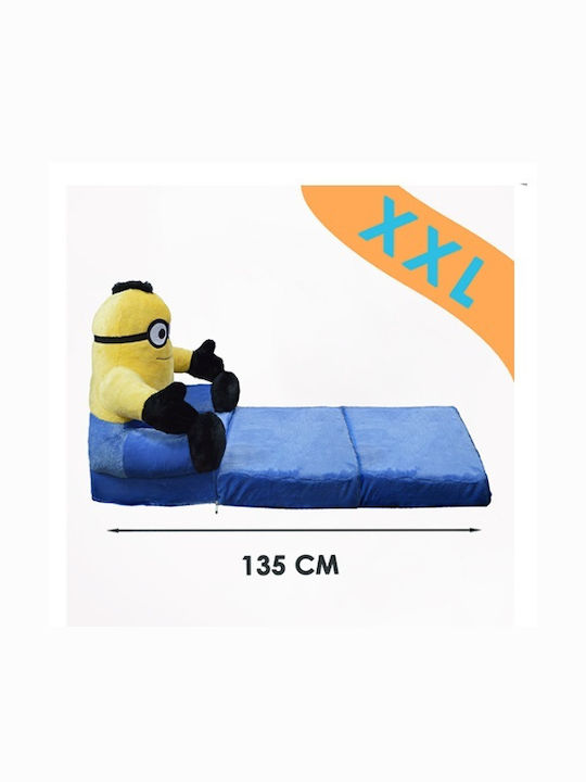 Kids Armchair Minion Bear Blue 45x45x90cm