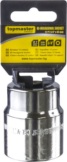 Topmaster Карудаки Шестограм с Каре Приемник 3/4" Диаметър 22mm 1бр