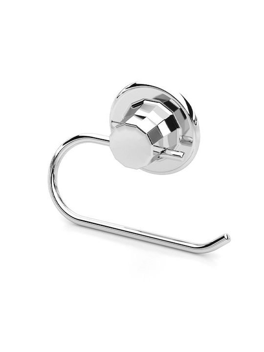 Viosarp DM.239 Inox Paper Holder Wall Mounted with Suction Cup Silver