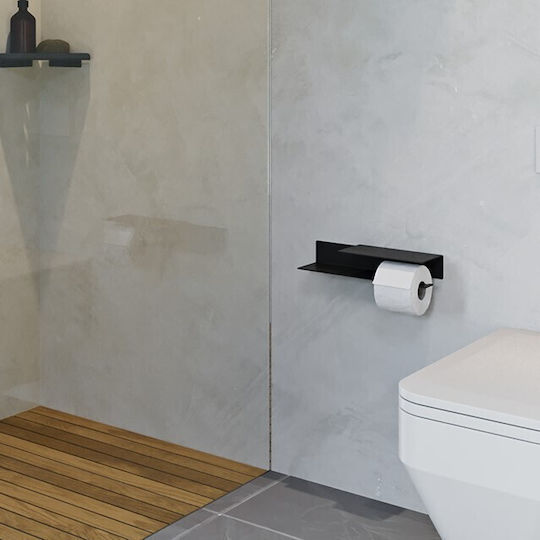 Verdi Strantza Wall-mounted Paper Holder Black