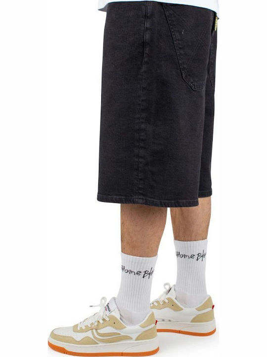 X-tra Ανδρική Βερμούδα Washed Black