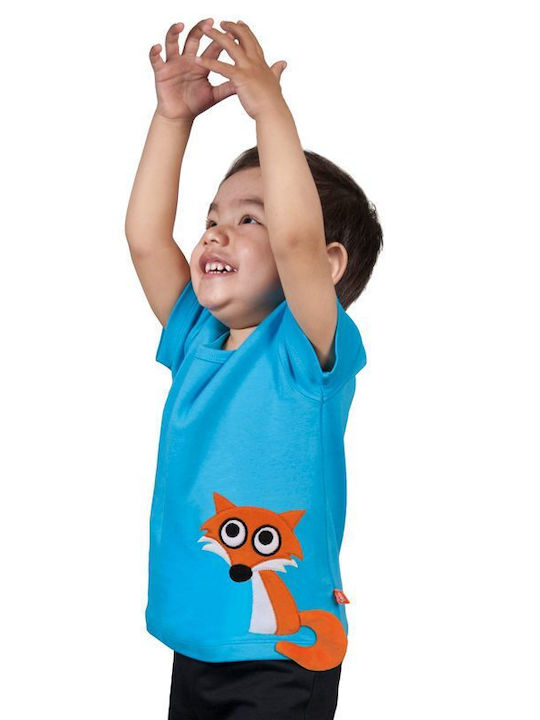 Lipfish Kinder-T-Shirt Blau