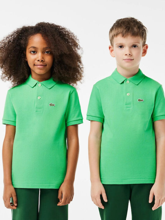 Lacoste Kids Polo Short Sleeve Green