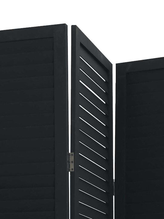 vidaXL Decorative Room Divider Wooden with 6 Panels 210x200cm