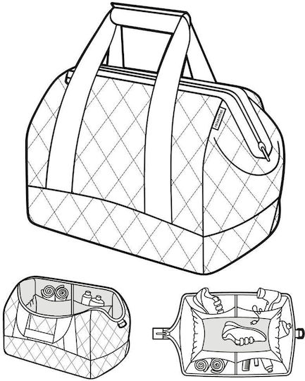 Reisenthel Sack Voyage 30lt Gold Fabric L48xW29xH39.5cm
