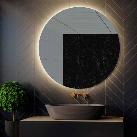 Karag Sardes Round Bathroom Mirror Led 80x80cm