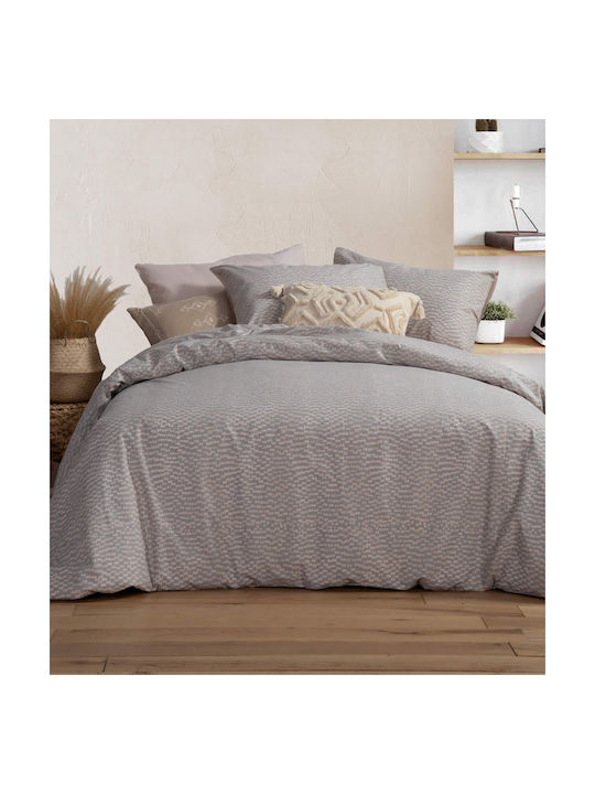 Nef-Nef Homeware Candy Pillowcase Grey 52x72cm.