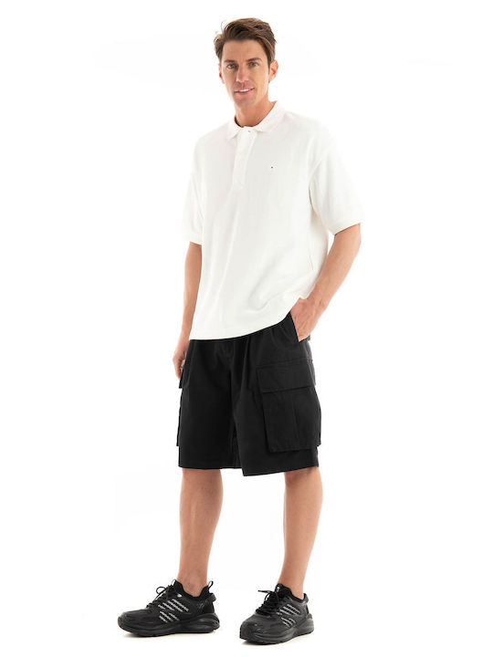 Gianni Lupo Men's Shorts Cargo Black